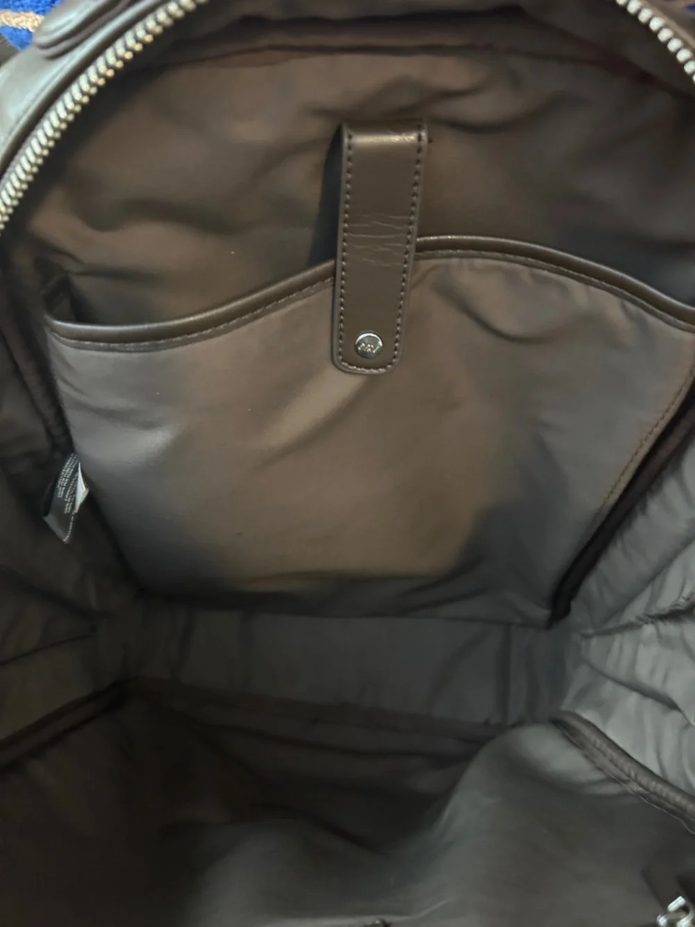 Matt & Nat Black Minimalist Vegan Leather Backpack